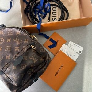 ⭐️LIKE NEW⭐️Louis Vuitton Mini Palm Spring Backpack